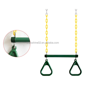 <span class=keywords><strong>Barre</strong></span> de trampoline Zoshine pour enfants avec anneaux de gymnastique, équipement de jeu extérieur, balançoire trampoline, <span class=keywords><strong>barre</strong></span> en fer, anneaux de gymnastique - Product Image 4