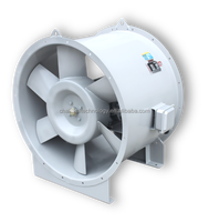 Ventilador de Extracción de Humo de Flujo Axial de Doble Velocidad Eléctrico Serie HTF-II, Resistente a Altas Temperaturas, con Rodamientos de Bolas, 380V, Modelo OEM HTF-II