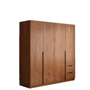Armario con puertas abatibles, gabinete de madera con puertas, almacenamiento que ahorra espacio para dormitorios en apartamentos pequeños - Product Image 5