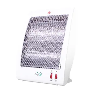 Calentador eléctrico infrarrojo de cuarzo con 2 tubos, lámpara de calor de cuarzo infrarrojo con carcasa táctil fría de 400/800W, gran oferta Popular