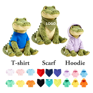 Jouets en peluche zèbre de dessin animé mignons et doux avec vêtements amovibles, vente en gros - Product Image 4