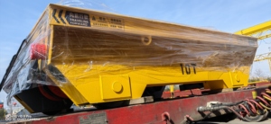 Carretto di trasferimento del materiale di trasporto guidato della ferrovia della fabbrica da 10 tonnellate con la batteria - Product Image 6