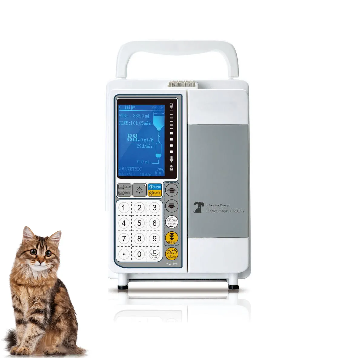 Hot Koop Veterinaire Apparatuur Diverse Infusie Methoden Toegediend Volume Medische Iv Spuit Infuuspomp Voor Dierenarts