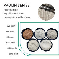Poudre de kaolin pour application céramique comme additif renforçant, kaolin calciné 200-3000 mesh, qualité alimentaire