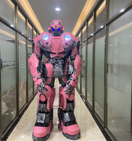 Costume de robot réaliste de grande taille (10 pieds de haut) pour adulte, à porter à l'intérieur d'un boîte de nuit, avec combinaisons pour les fêtes de Noël