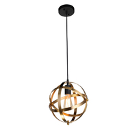 Lampu Gantung Antik, Nordic Warna Emas Perunggu Dalam Ruangan untuk Kedai Kopi Lampu Gantung Liontin