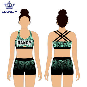 नई डिजाइन कस्टम सबलिमिनेशन नृत्य वेशभूषा फिटनेस अभ्यास अभ्यास नृत्य वस्त्र - Product Image 2