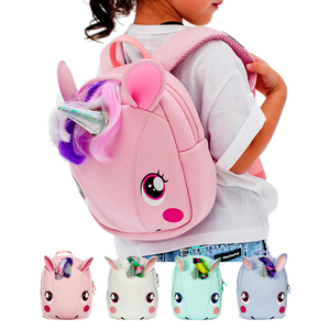 Zaino <span class=keywords><strong>Unicorno</strong></span> Super Carino per Bambine, Borsa Scolastica con Motivo Cartoonesco per il Ritorno a Scuola - Product Image 1