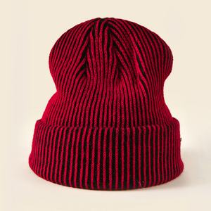 Bonnet tricoté unisexe de luxe en acrylique écologique, cachemire, polaire épaisse et laine, chaud et duveteux, tendance, personnalisé, pour l'hiver, vente en gros - Product Image 2