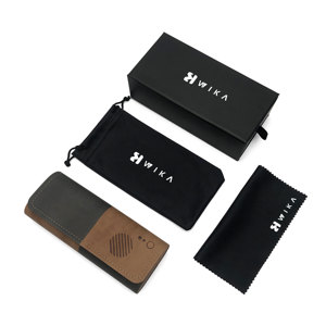 Tùy chỉnh kính bao bì Set Magnetic PU da kính trường hợp cho cảnh tượng cứng lưu trữ trường hợp với logo - Product Image 3