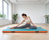 Tapis de yoga gonflable directement de l'usine, tapis de gymnastique pour acrobaties, adapté au yoga, au Pilates, à la danse et aux entraînements de fitness
