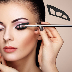 Plantilla Hipoalergénica Ovalada para Sombra de Ojos para Principiantes con Mango de Plástico para Looks de Maquillaje Smoky Eye - Product Image 5
