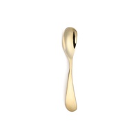 Cuillère moderne de luxe en acier inoxydable couleur or 304 Homefelt H-0295 pour tout-petits, pour le camping et la maison