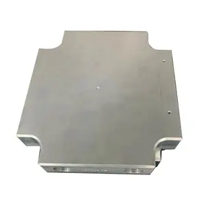 Disipador térmico de aluminio de extrusión personalizada, perfil de soldadura por fricción, cnc, mecanizado, placa refrigerada líquida, disipador de calor