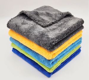 550gsm 16*16 inch siêu dày Micro fibre khô edgeless sợi nhỏ làm sạch vải sợi nhỏ khăn - Product Image 1