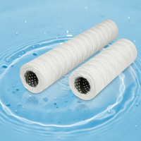 Cartouche filtrante en polypropylène (PP) résistante aux produits chimiques, enroulée, pour l'industrie pétrochimique et la filtration des solutions de placage