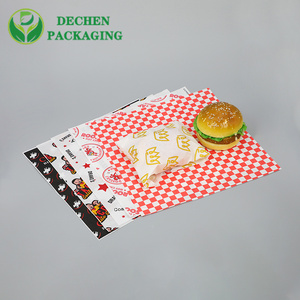 Burger Wrap Paper Food Wrapping Sheets Custom Sandwich