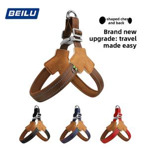 New Solid Pattern Reflective Polyester Hunde geschirr BÄNDER für kleine Hunde Gepolsterte Haustier leine für Corgis Bichons Outdoor Walking - Product Image 5