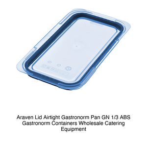 Airtight ABS GN 1/3 Food <b>Pan</b> <b>Lid</b> Araven - Product Image 2
