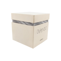 Coffret cadeau cosmétique de luxe, emballage en papier recyclable écologique personnalisé, charnière magnétique, laminage mat, gaufrage, revêtement UV