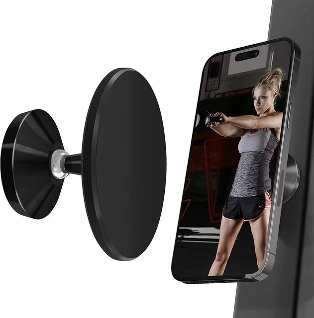 N52 Strong Magnetic Flexible Portable Phone Holder Gym 360 Rotating Dual-Sided Anti-slip Metal Mount