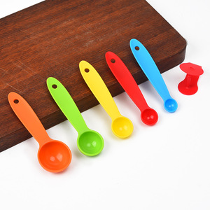 Fertigwaren Backzubehör 5-teiliges Plastik-Messlöffel-<span class=keywords><strong>Set</strong></span> Messlöffel-<span class=keywords><strong>Set</strong></span> - Product Image 6