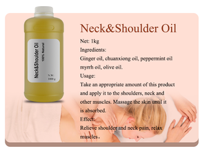 Minyak Esensial Pijat Leher & Bahu, Minyak Esensial Santai dan Mengurangi Rasa Sakit, Mendukung Label Pribadi dan Kemasan Khusus - Product Image 2