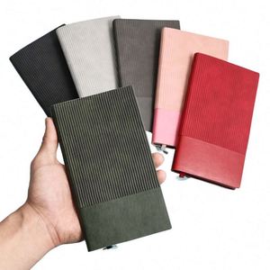 Cuaderno de Tapa Dura de Cuero de Primera Calidad, Tamaño A6, Papel Interior de 80 g/m², Logotipo Personalizado, 100 Hojas, Encuadernación Cosida, Regalo - Product Image 1