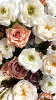 Fleurs artificielles mélangées pour arche florale, décoration d'entrée pour fêtes en extérieur