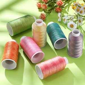 Iridescent 6 Strand <b>Braided</b> <b>Cord</b> Large Roll For Necklace Making Jewelry Findings Pet Material Oil Dripping Process Yiwu Origin - Product Image 1