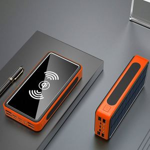 Banco de Energía Solar Inalámbrico Creativo de Gran Capacidad 30000mAh con Salida USB-A Compatible con Dispositivos Apple y Android - Product Image 4