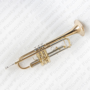 <span class=keywords><strong>Trompeta</strong></span> FTR-280 Bb de Alta Gama, Campana de Latón Dorado, Instrumento de Latón con Lacado Transparente <span class=keywords><strong>para</strong></span> Práctica, con Estuche - Product Image 3