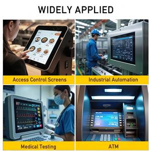 TOPWILLING TC103 New 1280x800 10.1 Inch IPS <b>Panel</b> USB Capacitive Touch <b>Screen</b> Embedded Open Frame Monitor - Product Image 5