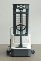 Chariot élévateur transpalette électrique 1200kg 1500kg avec mât duplex 3m 4m pour entrepôt à allées étroites