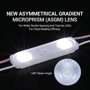 Módulo de Luz LED de 24 Voltios y 1.5 Vatios, Impermeable IP67, Alto CRI 85 160 °   Módulos LED de ángulo de haz para letreros - Product Image 5