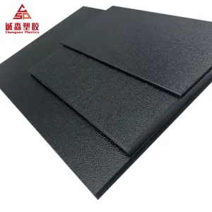 High Impact Polystyrene Textured ABS Plastic Sheet For Vacuum Forming ABS Sheet Black