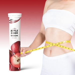 Tabletas Efervescentes de Vinagre de Manzana Orgánico de Marca Privada OEM, Tabletas de Vinagre de Sidra de Manzana Naturales para Quemar Grasa y Adelgazar - Product Image 2