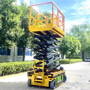 Asli dipasang Cherry pemetik gunting hidrolik Hoist 4m-18m digunakan Boom Mobile mengangkat gunting Platform untuk perawatan - Product Image 5