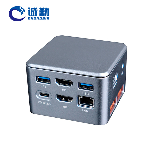 Cheapest N95 N100 N300 Mini Pc LAN 2*HD-MI Portable Mini Pc Win11 Linux Ubuntu Supported  Nuc Mini PC
