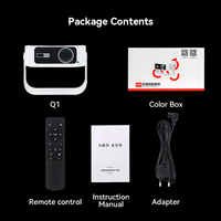 Proyector Q1 de Alta Luminosidad con Resolución Nativa de 1080P, 300ANSI Lúmenes, Lámpara de Larga Duración, Contraste de 1500:1, Gran Venta