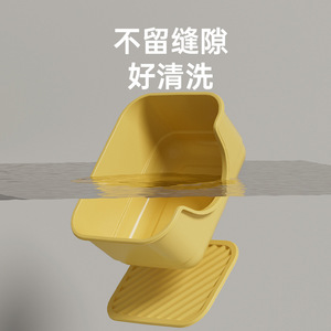Extra <b>Large</b> Anti-Splash Cat Litter <b>Box</b>, Huge Open-Type Cat Litter <b>Box</b>, Pet Supplies Factory Dropshipping and Wholesale - Product Image 2