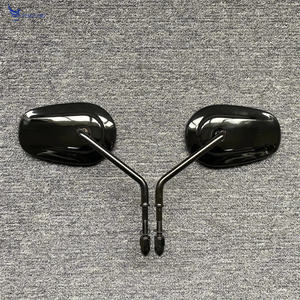 Rétroviseur latéral de <span class=keywords><strong>Moto</strong></span>, noir mat, compatible avec <span class=keywords><strong>Harley</strong></span> <span class=keywords><strong>Davidson</strong></span>, FLHTC, Classic, XR1200, XL883, SPORTSTER, SOFTAIL - Product Image 1