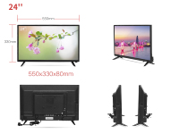 Fabricant de Shenzhen 24 pouces Smart TV 1366*768 60Hz 6.5MS affichage d'ordinateur à réponse rapide
