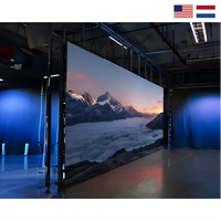 Système d'écran vidéo LED clé en main P2.6 Never Black, écran flexible incurvé pour location, écran de scène, panneau d'affichage intérieur