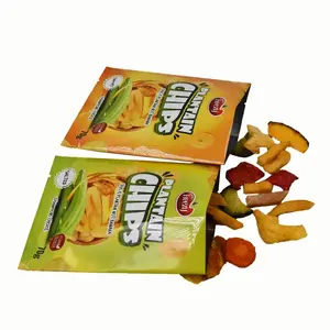 Bolsas de plástico selladas de espalda para alimentos de frutas secas mixtas personalizadas 70g