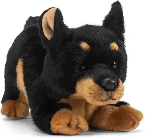 cute customized plush stuffed Best made soft toys dog custom 25cm dog doll stuffed animal plush toy