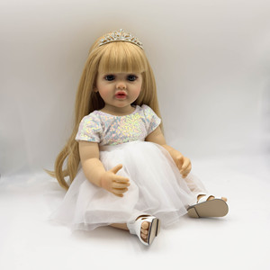 Poupées Reborn Yeezwood de 55 cm, réalistes, corps souple, grandes poupées pour filles, peau peinte en 3D, jouets de poupées Reborn comme de vraies petites filles - Product Image 5
