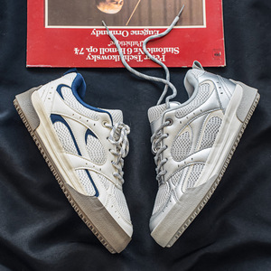 Zapatillas con cordones de suela gruesa de diseño original para hombre; Novedades de verano 2026, versátiles, elegantes, transpirables, de malla sólida - Product Image 2