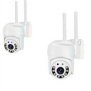 Caméra de sécurité extérieure WiFi 2MP 1080p grand angle avec suivi automatique, vision nocturne, panoramique/inclinaison et système anti-vandalisme - Product Image 3