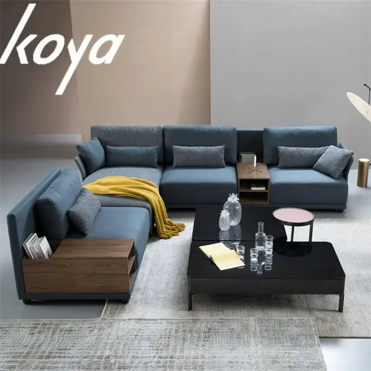 Thiết kế mới hiện đại ghế sofa sang trọng hiện đại đồ nội thất gia đình phòng khách Châu Âu loại chức năng lưu trữ sofa cắt